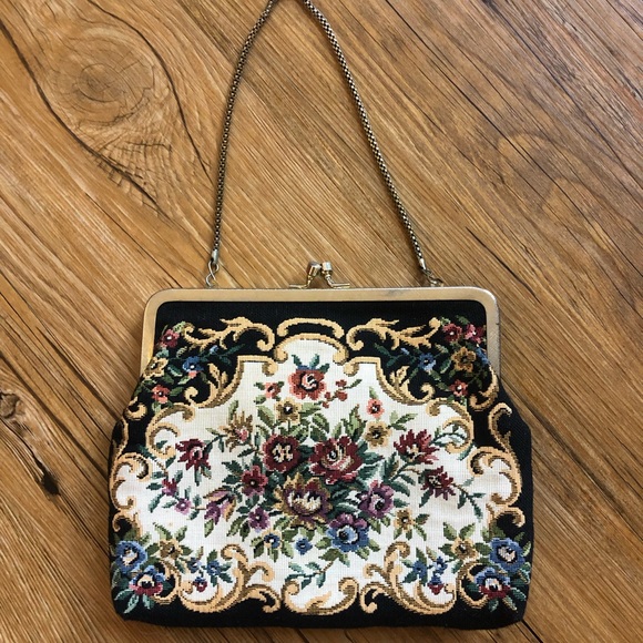 Handbags - Vintage Tapestry Handbag